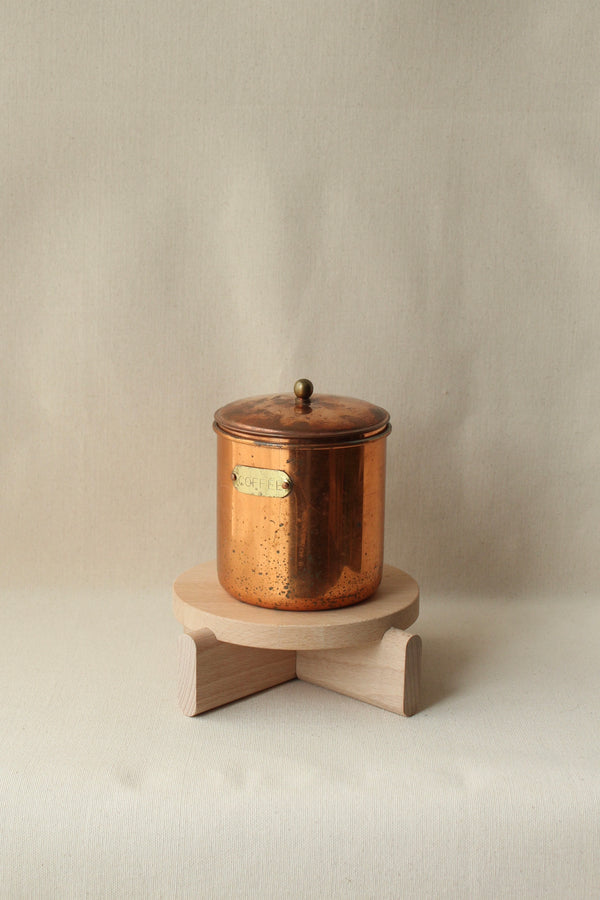 Copper Coffee Canister