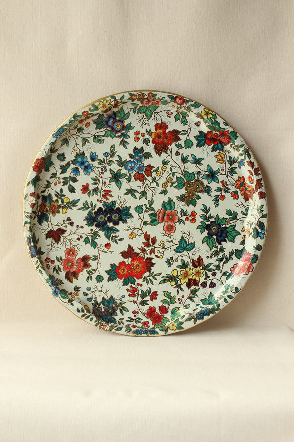 Floral Serving Tray