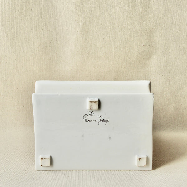 Pierre Deux Porcelain Double Inkwell