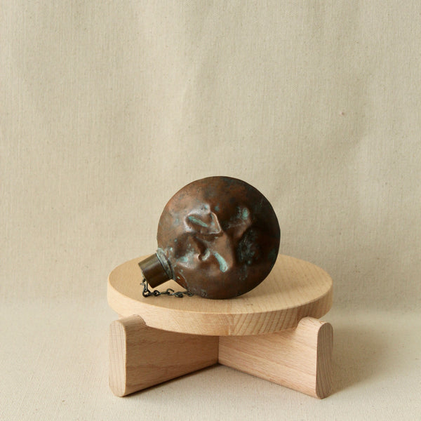 Small Round Copper Flask