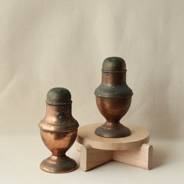 Copper Salt & Pepper Shakers