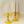 Yellow Glass Candle Holders