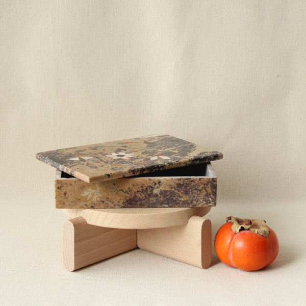 Carved Soapstone Trinket Box