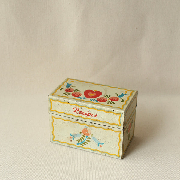 Vintage Recipe Tin